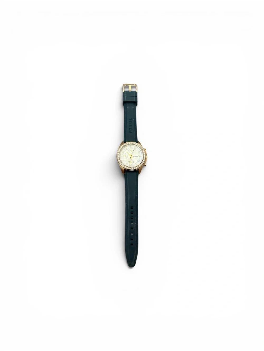 Fossil Women's Watch in Dark Green and Gold-Tone